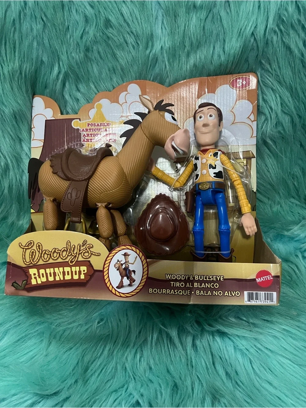 New Woody's Roundup Woody & Bullseye Toy Set - Brown & Blue